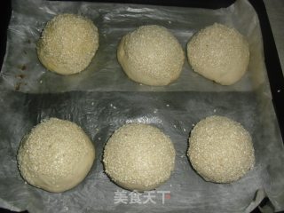 豆沙栗子面包的做法步骤：9