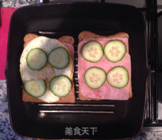 芝士火腿三明治的做法步骤：7