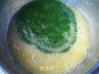 培根仙贝菠菜咸蛋糕的做法步骤：7