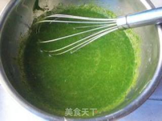 培根仙贝菠菜咸蛋糕的做法步骤：8