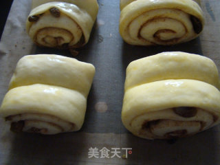 肉桂葡萄干面包的做法步骤：11