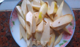 茭白肚片的做法步骤：3