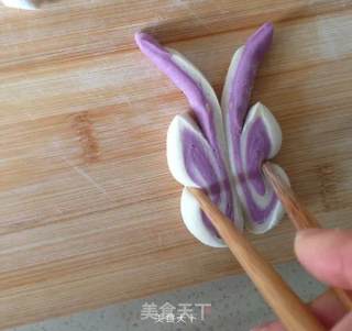 紫薯蝴蝶卷的做法步骤：13