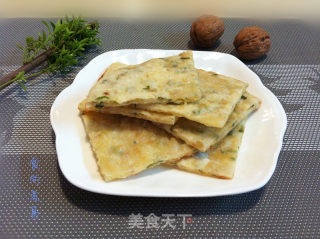 椒盐榨菜葱油饼的做法步骤：14
