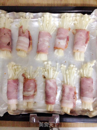 培根金针菇卷的做法步骤：8
