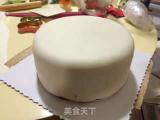 翻糖蛋糕的做法步骤：8