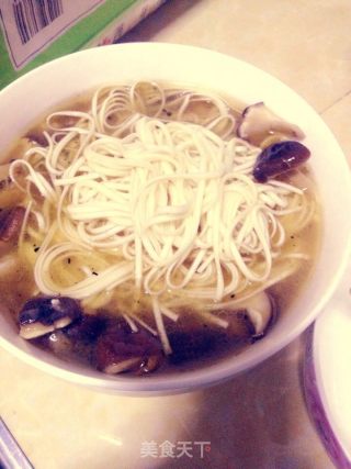 香菇肉丝面的做法步骤：10