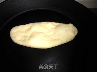 平底锅版口袋饼的做法步骤：4