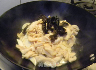 茭白鸡肉片的做法步骤：6