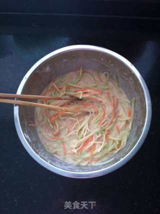 三丝煎饼的做法步骤：5