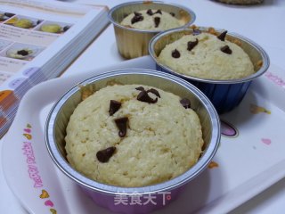 椰蓉巧克力豆蛋糕的做法步骤：12