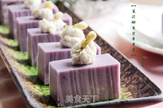 【茉莉椰香紫薯羊羹】的做法步骤：21