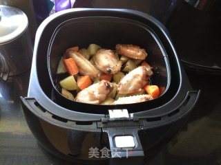 香炸薯角鸡翅的做法步骤：6