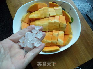 冰糖蒸南瓜的做法步骤：5