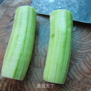 香辣烤丝瓜的做法步骤：3