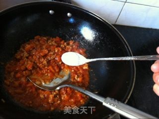 番茄肉沫意大利面的做法步骤：10