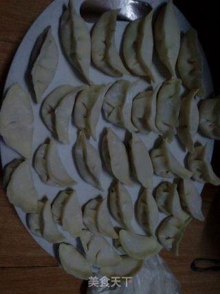 猪肉鱿鱼馅饺子的做法步骤：7