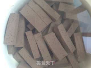 爆炒羊血的做法步骤：3