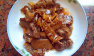 葱烧肚片的做法步骤：5