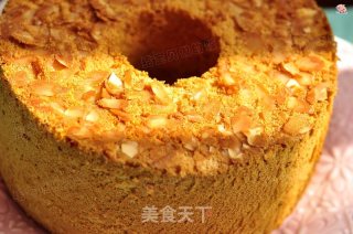 杏仁蜂蜜戚风蛋糕的做法步骤：15