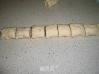 能量早餐——葱花火腿花卷的做法步骤：6