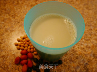 黄豆黑豆豆浆的做法步骤：7