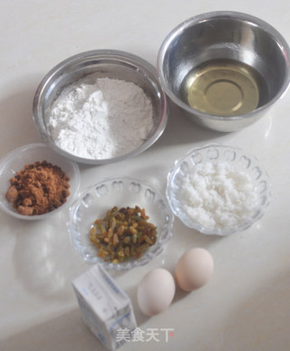 红糖米饭麦芬的做法步骤：1