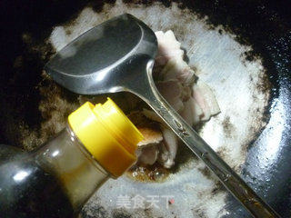 沙茶酱肉片炒莴笋的做法步骤：4