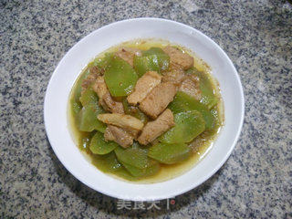 沙茶酱肉片炒莴笋的做法步骤：10