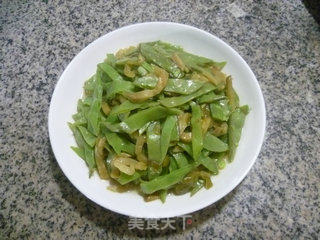 榨菜炒扁豆的做法步骤：11