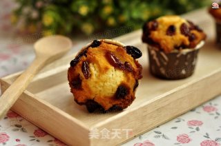 焦糖葡萄干蛋糕的做法步骤：11