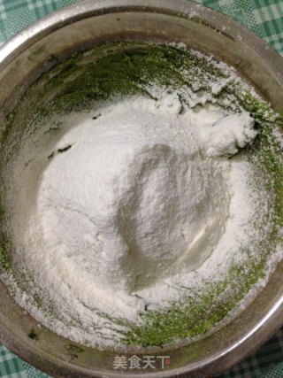 微苦抹茶沙布列酥饼的做法步骤：4
