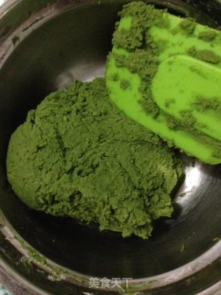 微苦抹茶沙布列酥饼的做法步骤：5