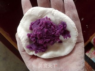 紫薯糯米饼的做法步骤：6