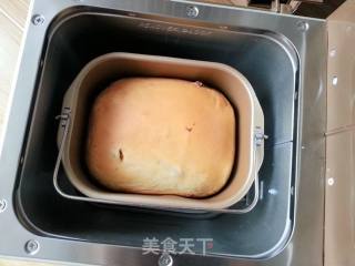 面包机版葡萄干土司的做法步骤：6