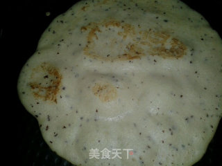 豆渣奶香煎饼的做法步骤：6
