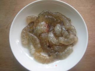 香芹虾丸的做法步骤：2