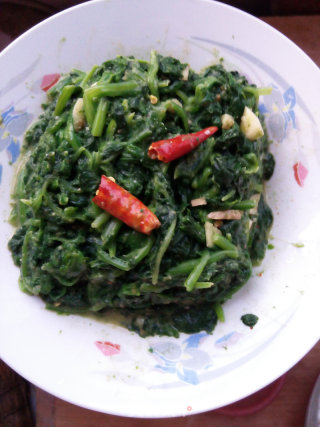 蒜蓉菠菜的做法步骤：3