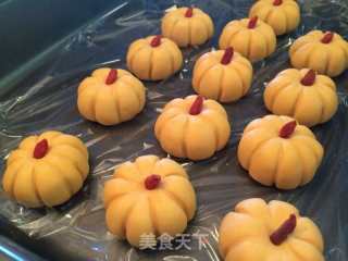 南瓜红薯圆饼的做法步骤：7
