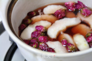 玫瑰红酒梨的做法步骤：5