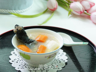 鲜淮山乌鸡汤的做法步骤：8