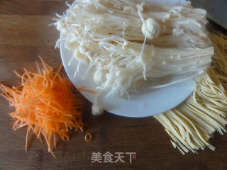 麻辣金针菇的做法步骤：2