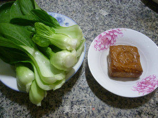 香干炒青菜的做法步骤：1