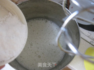 蜜红豆戚风蛋糕的做法步骤：7