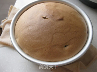 蜜红豆戚风蛋糕的做法步骤：14