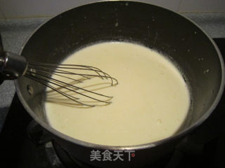 凝雪一般--椰香奶冻糕的做法步骤：7