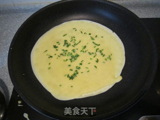 小葱鸡蛋煎饼的做法步骤：9