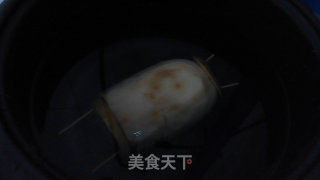 双色桂花糯米藕的做法步骤：5