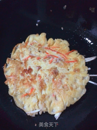 香芋丝蛋饼【子璇的小清新】的做法步骤：4