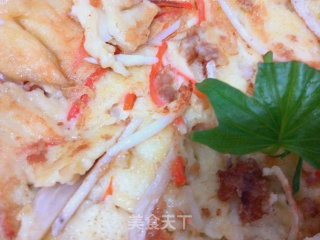 香芋丝蛋饼【子璇的小清新】的做法步骤：6